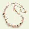 Collane Marakò Gioiello | Collana Lunga - Quarzo Rosa, Labradorite E Perle Coltivate