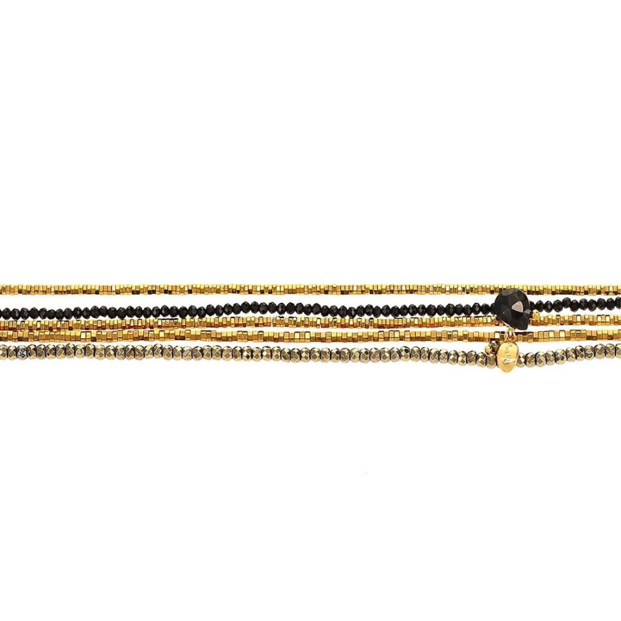 Collane Marakò Gioiello | Choker Nero E Oro