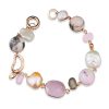 Bracciali Marakò Gioiello | Bracciale / Laterale Scomponibile Perle E Opale Rosa