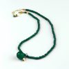 Collane Marakò Gioiello | Choker Agata Verde Smeraldo Con Ciondolo