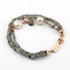 Bracciali Marakò Gioiello | Bracciale Labradorite Diamond E Perle - Collezione Waterlily