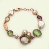 Bracciali Marakò Gioiello | Bracciale Ametista, Ametista Verde, Quarzo Citrino, Peridot E Perle